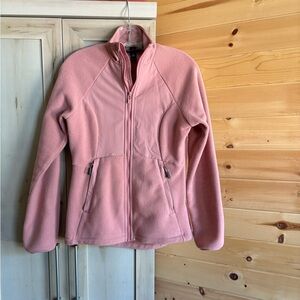 all in motion | Zip-up Fleece Jacket in a Blush Pink Color, Gently Used